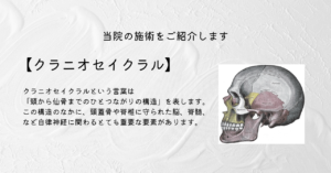 クラニオ　杉並区　オステオパシー
